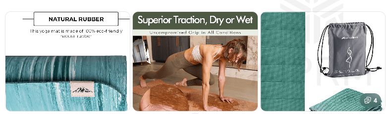 Eco friendly yoga mats