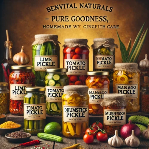 You are currently viewing Homemade Pickles with Natural Spices: Health Benefits & Nutrition.