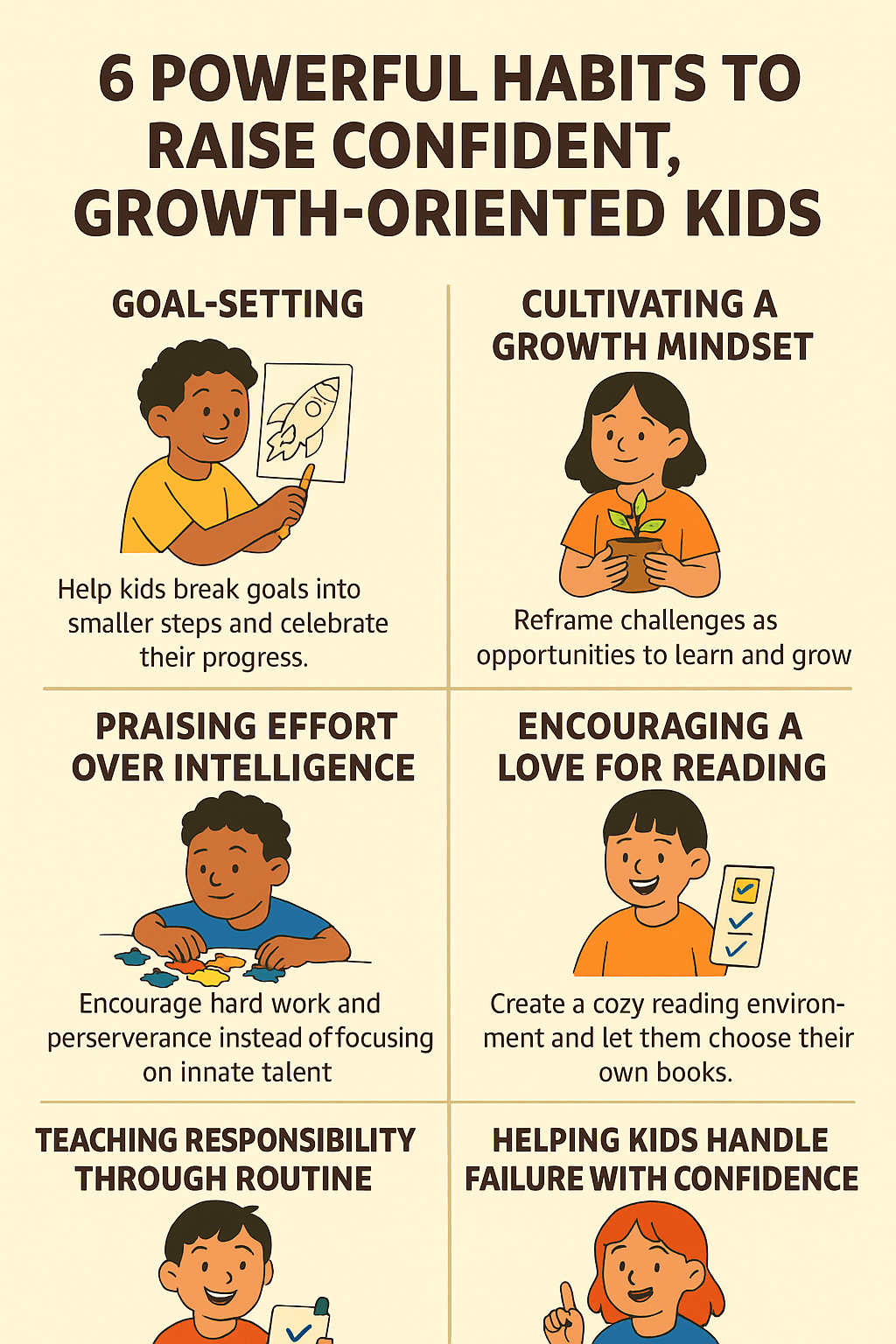 Motivating children with powerfull habits