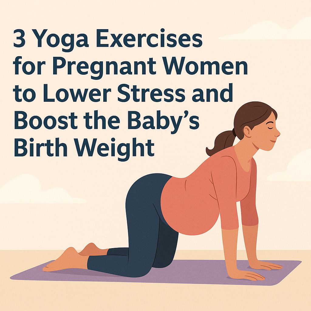 You are currently viewing Top 3 Calming Yoga Exercises for Pregnant Women to Lower Stress & Boost Baby’s Birth Weight Naturally