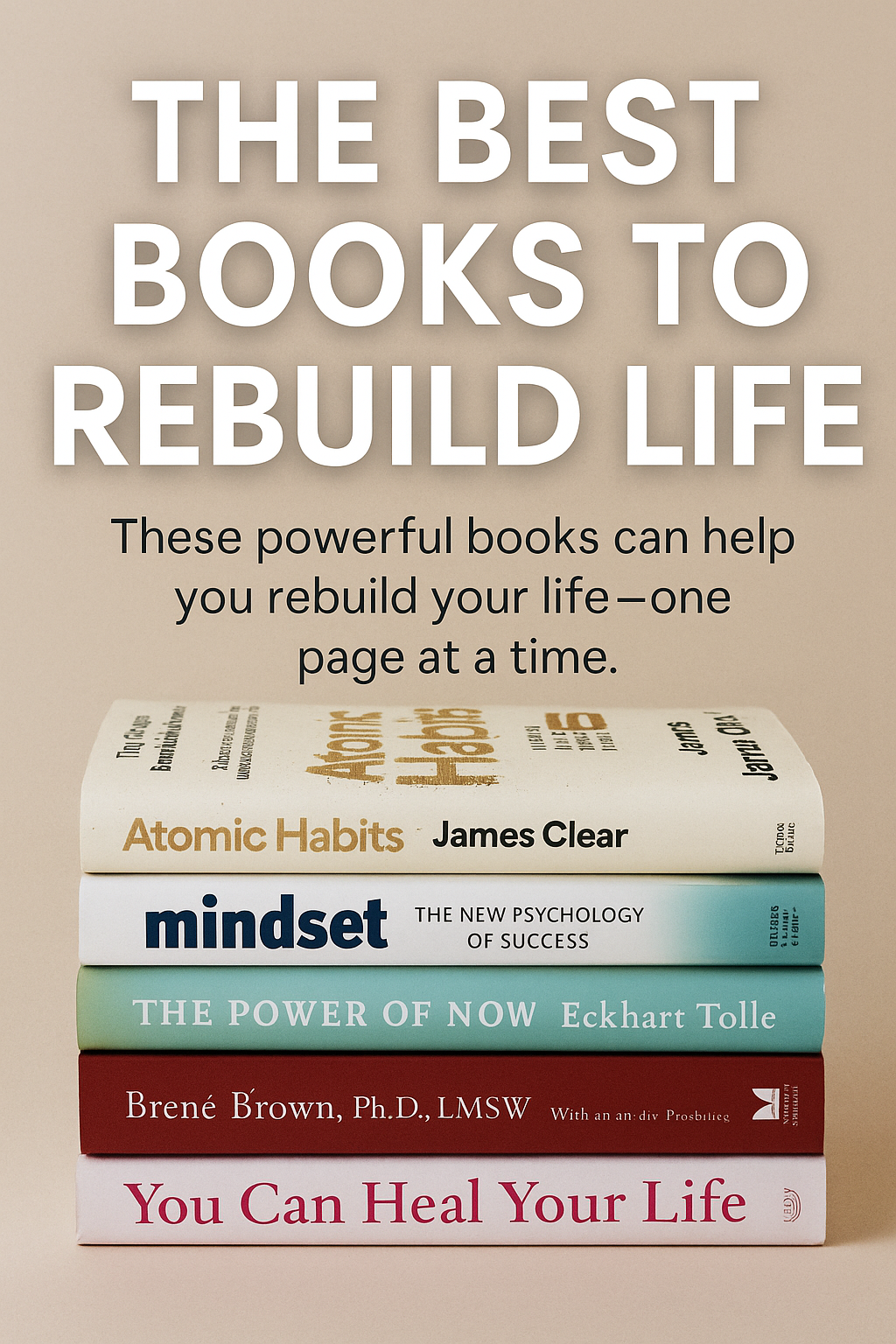 You are currently viewing The Best Books to Rebuild Life: 6 Powerful Reads That Can Help You Start Over