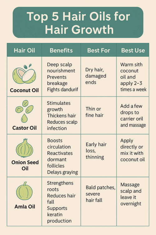 HAIR oILS FOR hAIR GROWTH