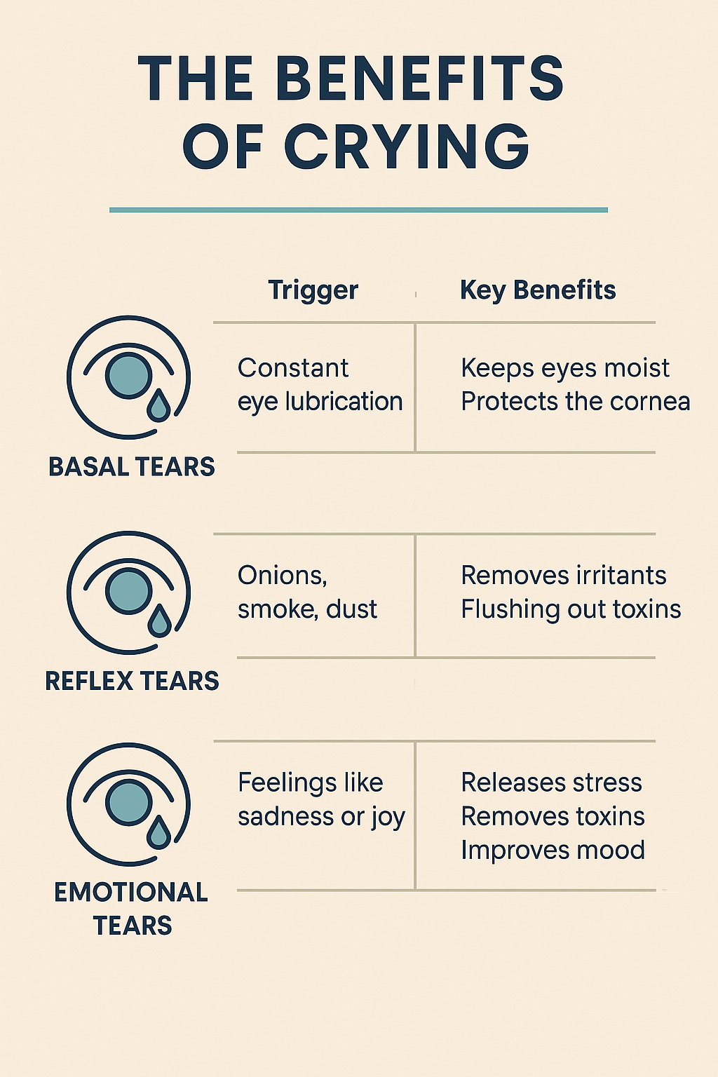 The benefits of crying