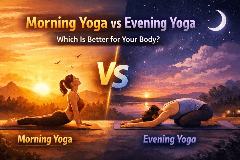 You are currently viewing Morning Yoga vs Evening Yoga: Which Is the Best Time to Do Yoga for Your Body?