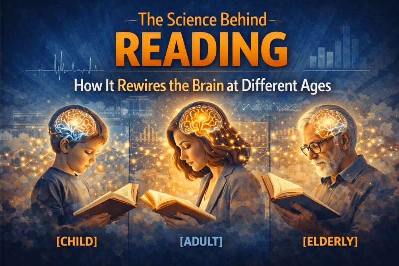 You are currently viewing The Science Behind Reading: How It Rewires the Brain at Different Ages
