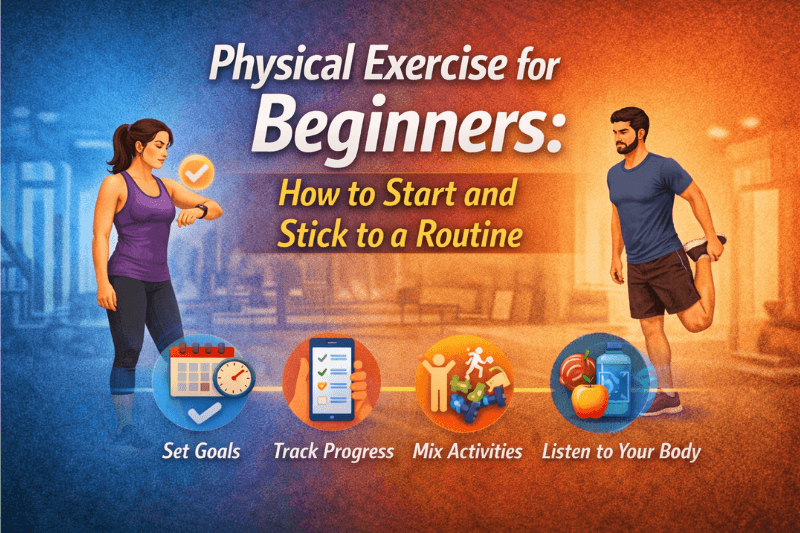 You are currently viewing Physical Exercise for Beginners: How to Start and Stick to a Routine