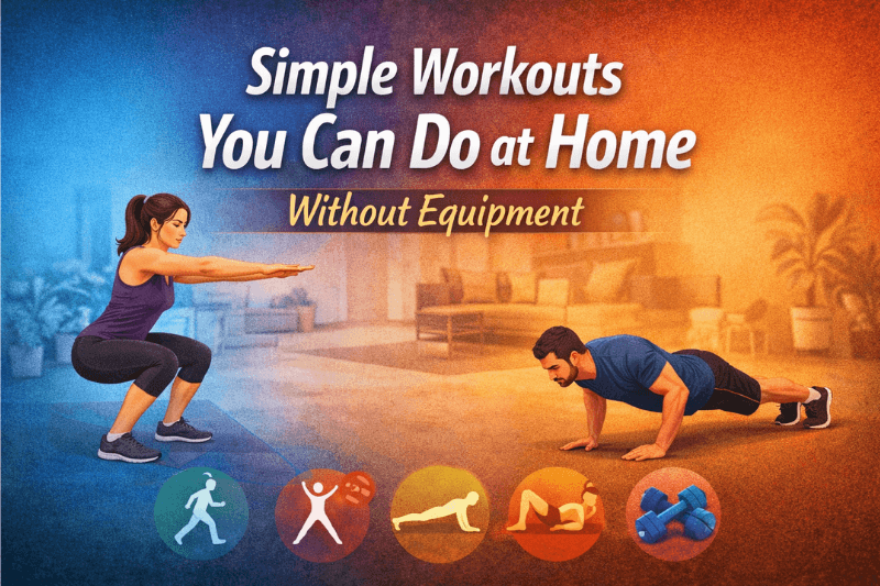 You are currently viewing Simple Workouts You Can Do at Home Without Equipment
