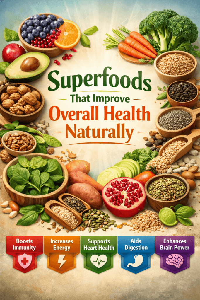 Superfoods That Improve Overall Health Naturally
