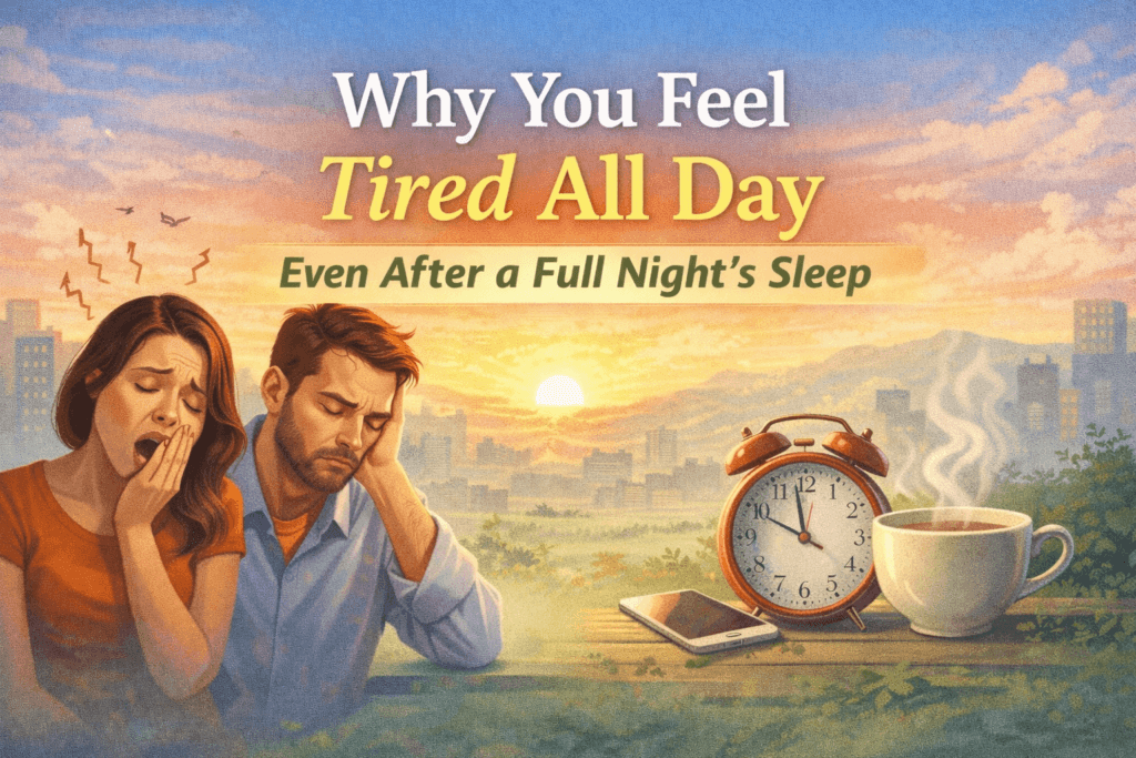Why You Feel Tired All Day Even After a Full Night’s Sleep