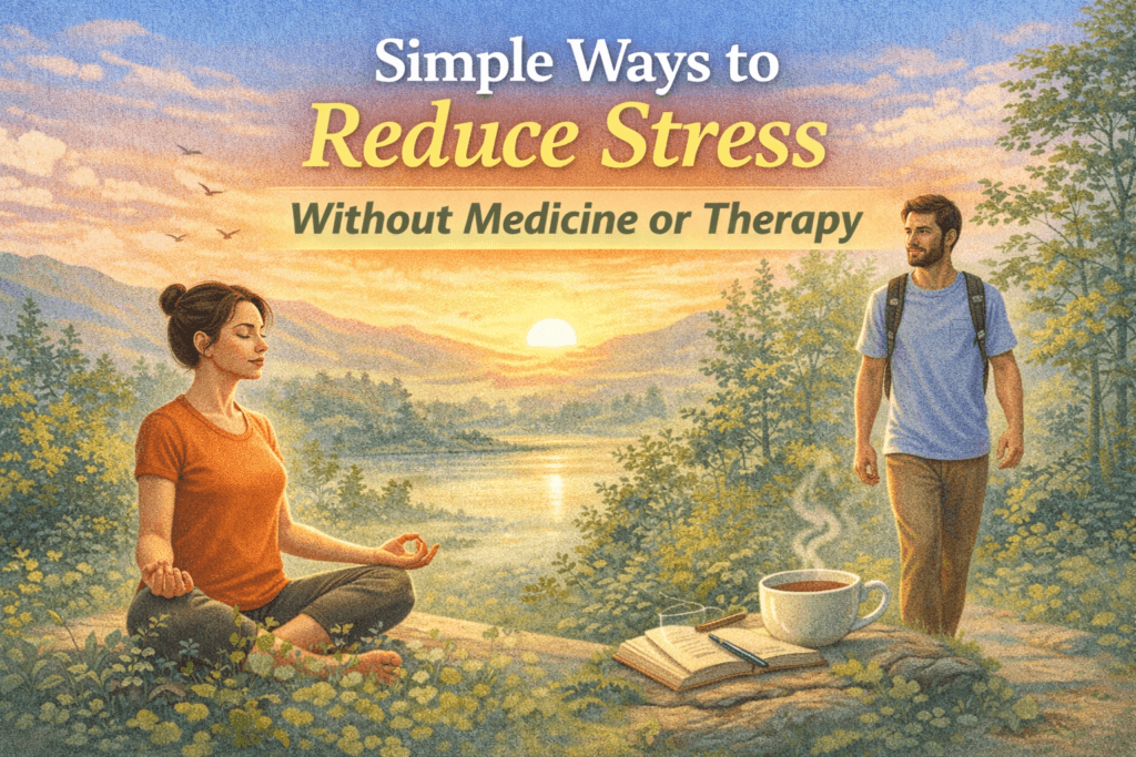 Simple Ways to Reduce Stress Without Medicine or Therapy