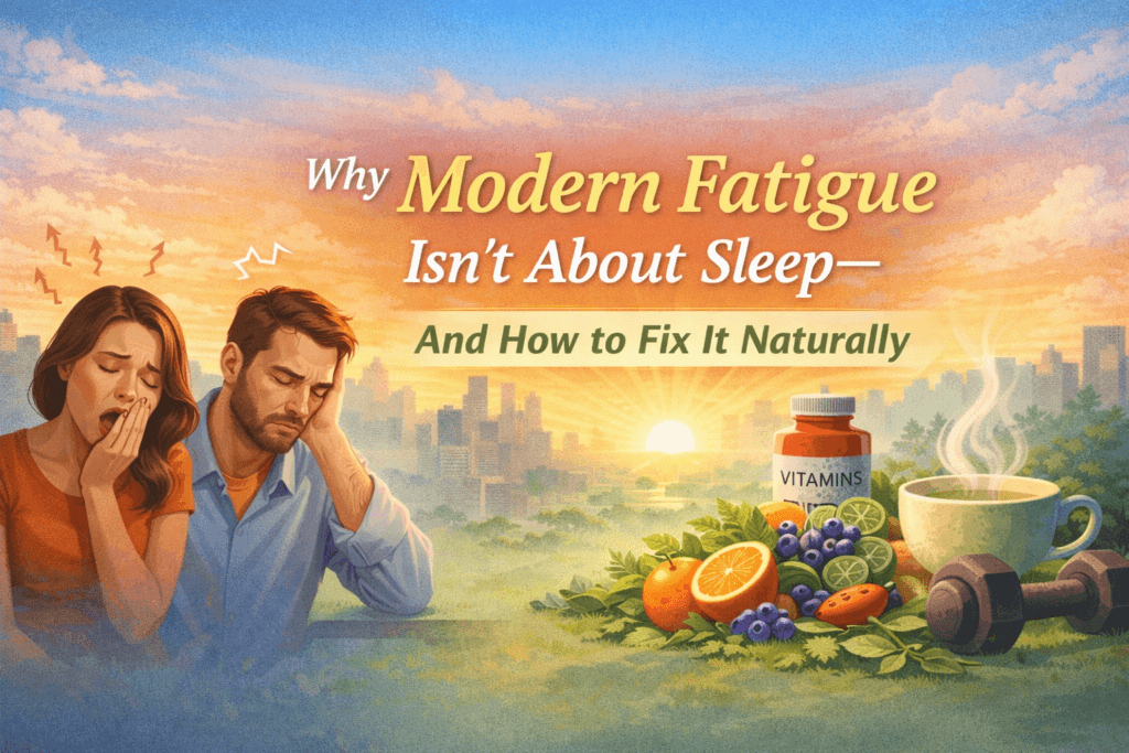 Why Modern Fatigue Isn’t About Sleep—And How to Fix It Naturally