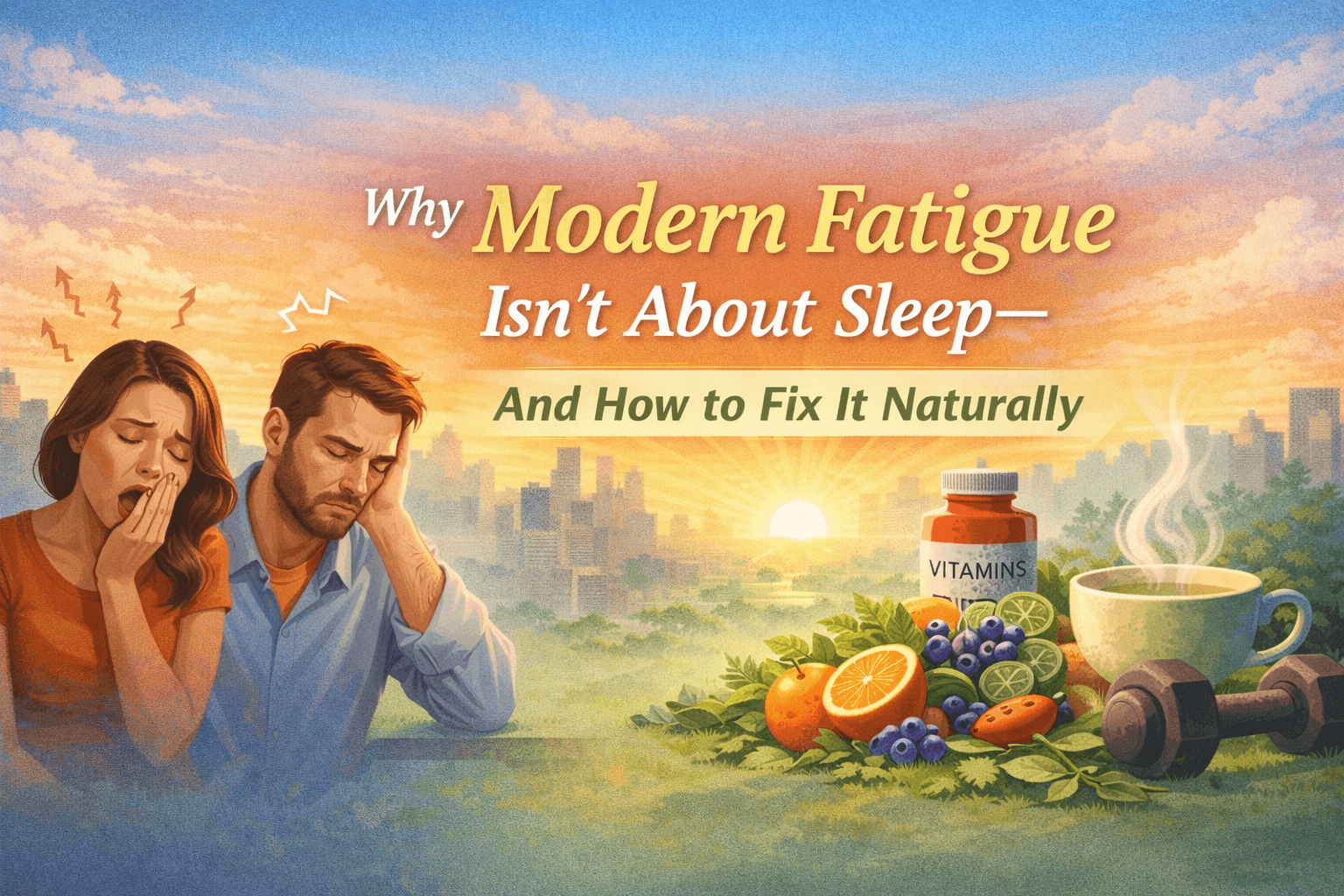 Why Modern Fatigue Isn’t About Sleep—And How to Fix It Naturally