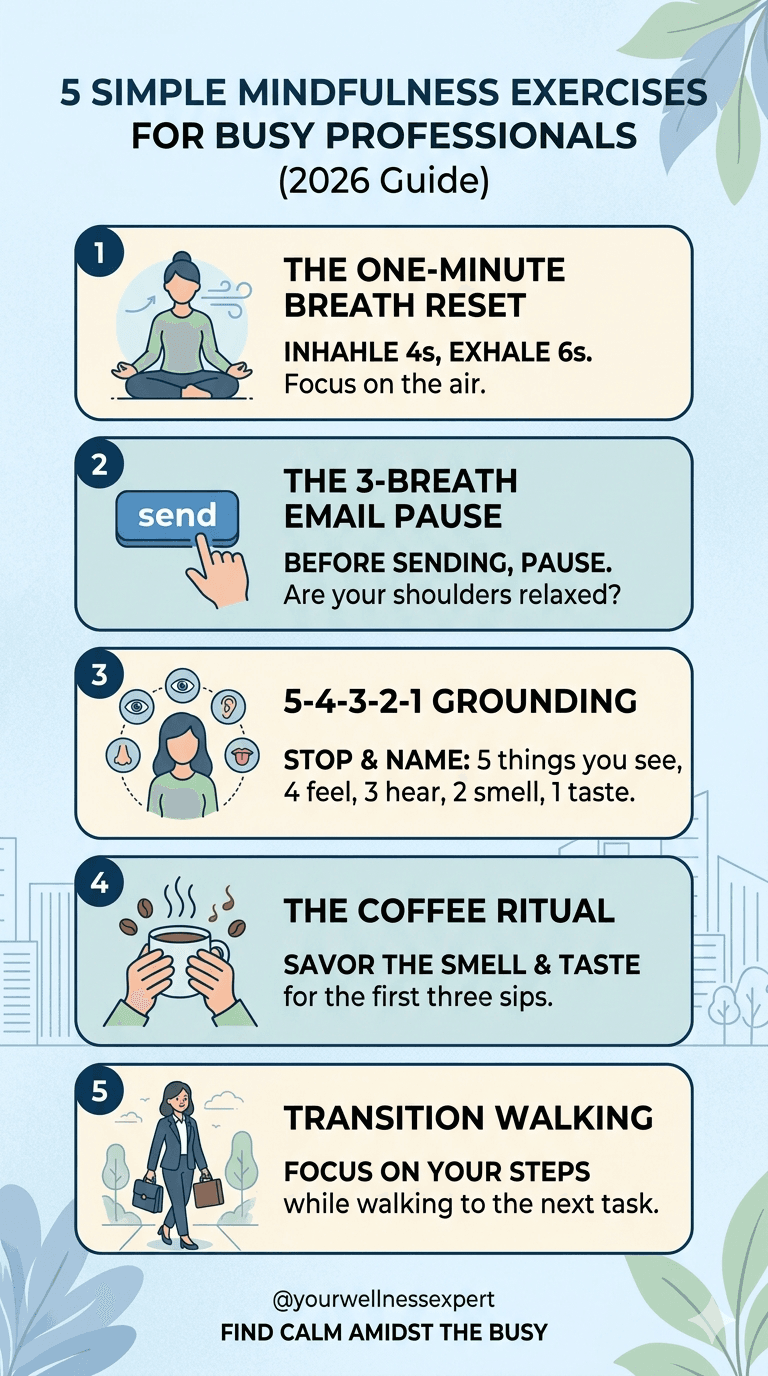 Mindful exercises for professionals