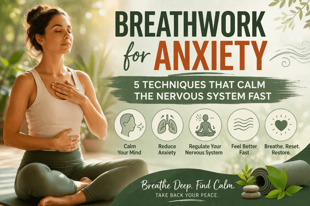 Breathwork for Anxiety: 5 Techniques That Calm the Nervous System Fast