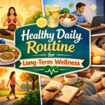 Healthy Daily Routine for Long-Term Wellness(Science-Backed Guide)
