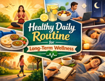 Healthy Daily Routine for Long-Term Wellness(Science-Backed Guide)