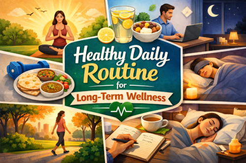 Healthy Daily Routine for Long-Term Wellness(Science-Backed Guide)