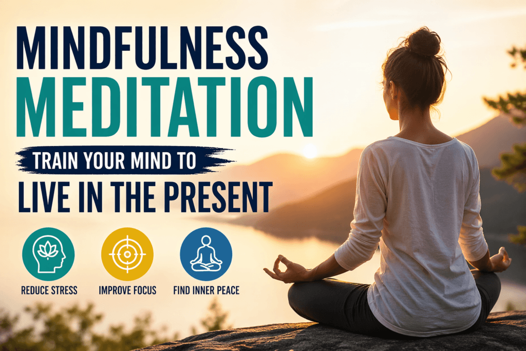Your mind has been trained through mindfulness meditation to live in the moment