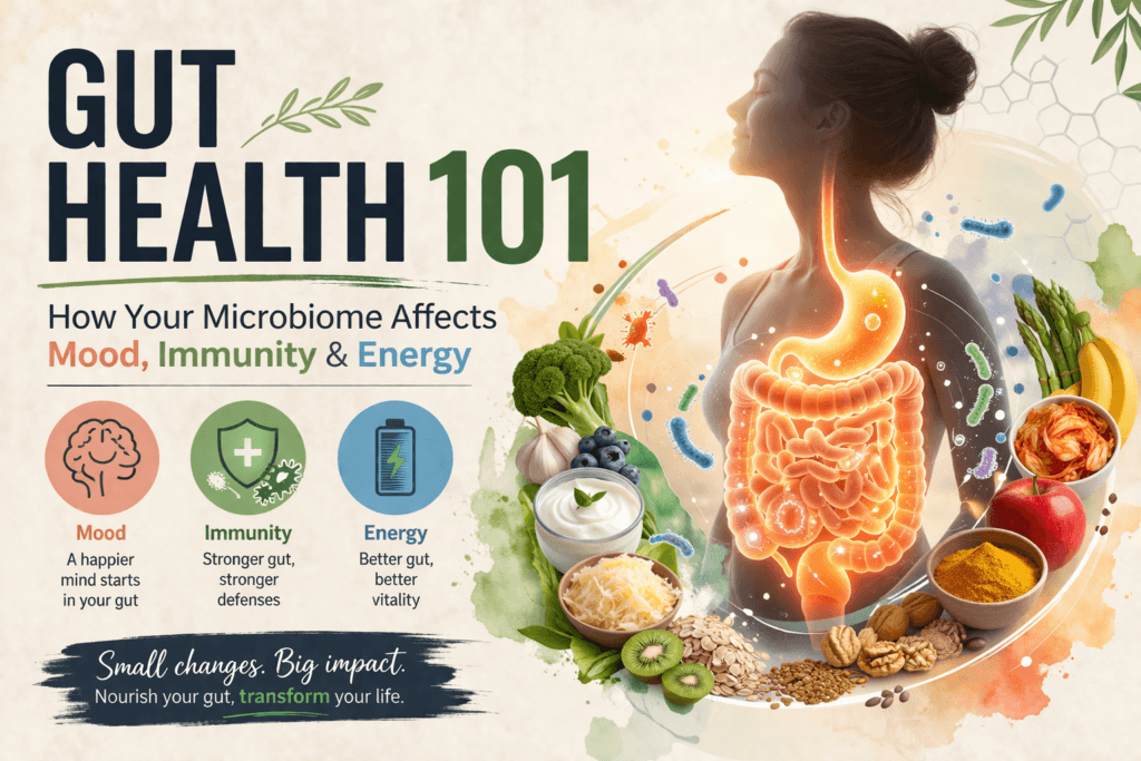Gut Health 101: How Your Microbiome Affects Mood, Immunity & Energy