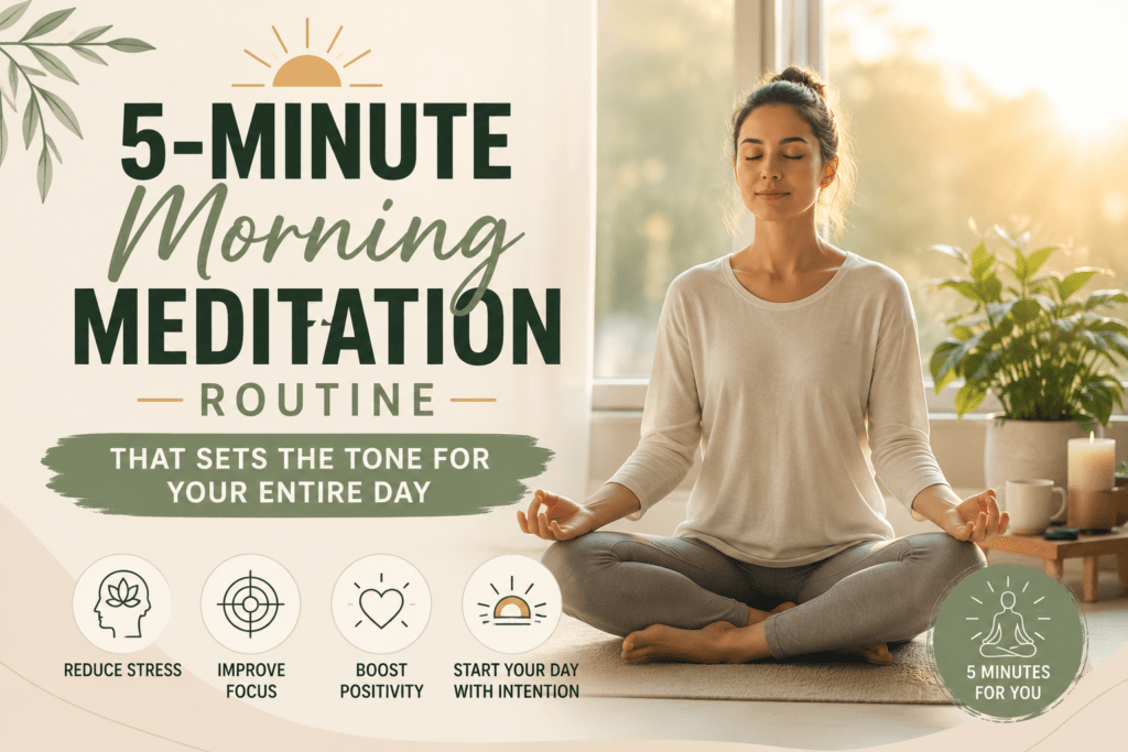 5-Minute Morning Meditation Routine That Sets the Tone for Your Entire Day