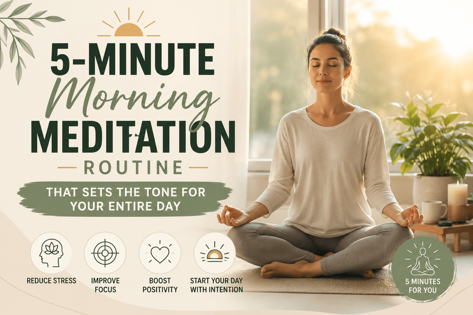 You are currently viewing 5-Minute Morning Meditation Routine That Sets the Tone for Your Entire Day