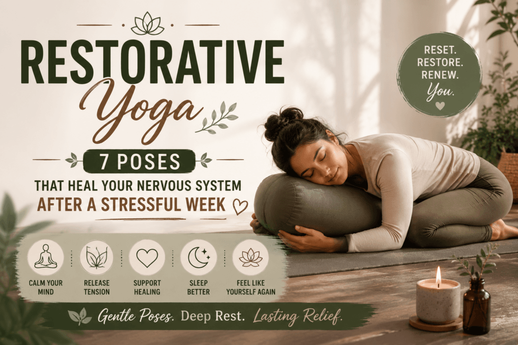 Restorative Yoga: 7 Poses That Heal Your Nervous System After a Stressful Week