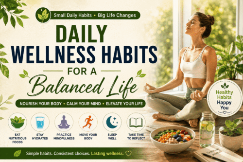 You are currently viewing Daily Wellness Habits for a Balanced Life: 10 Simple Practices for Mind, Body & Energy