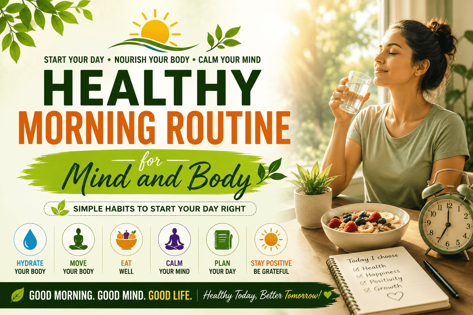 You are currently viewing Healthy Morning Routine for Mind and Body: Simple Habits to Start Your Day Right