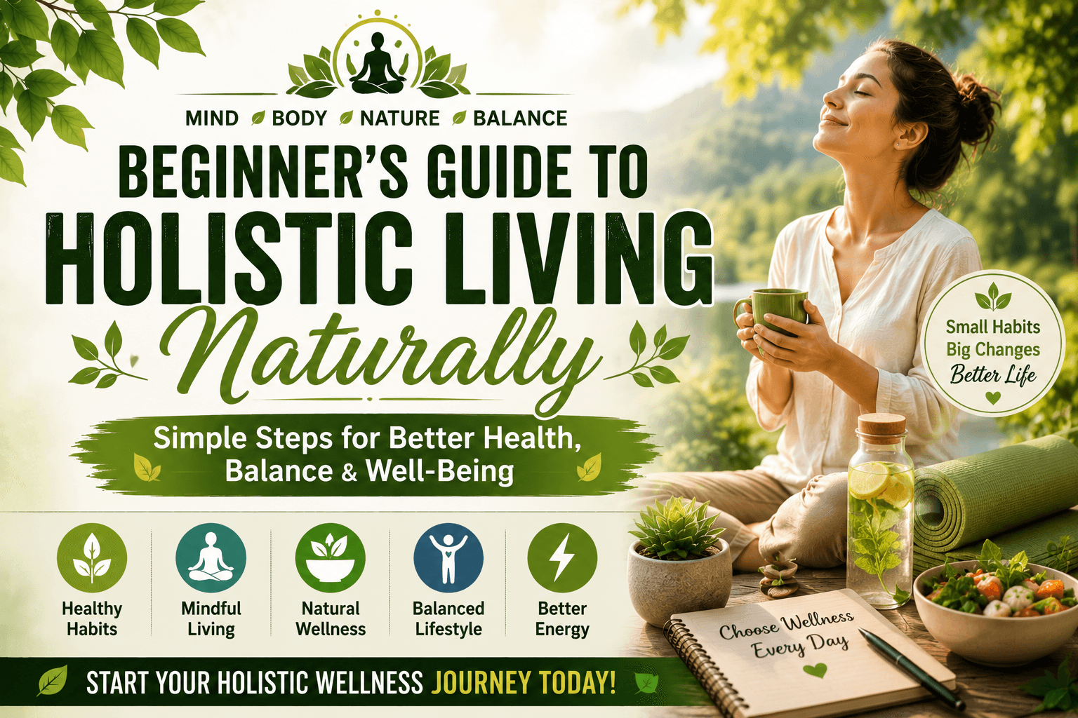 You are currently viewing Beginner’s Guide to Holistic Living Naturally: Simple Steps for a Healthier Life