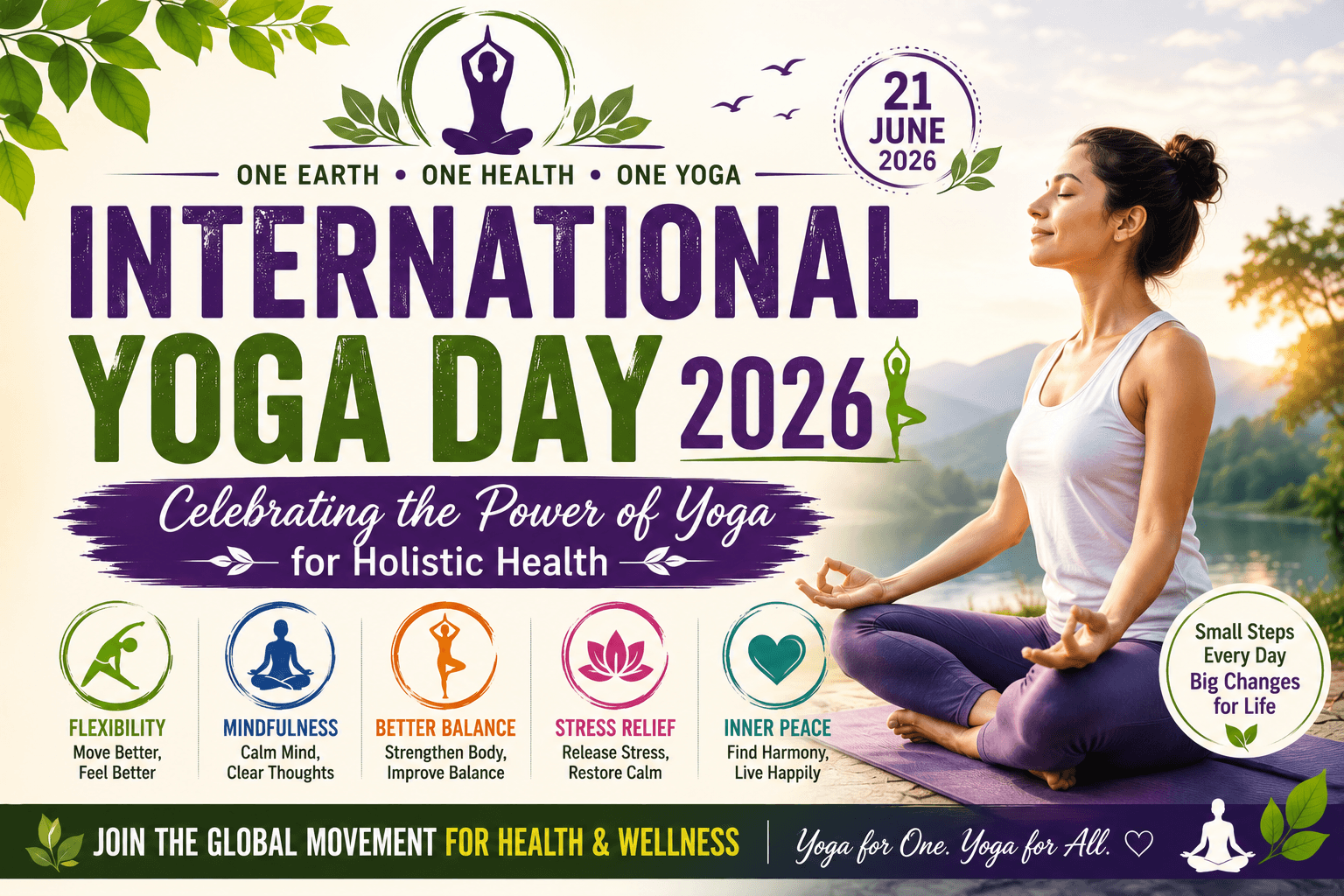 You are currently viewing International Yoga Day 2026: Celebrating the Power of Yoga for Holistic Health