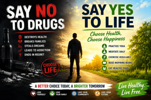 You are currently viewing Say No to Drugs, Say Yes to Life: Why Humanity Must Choose Health Today