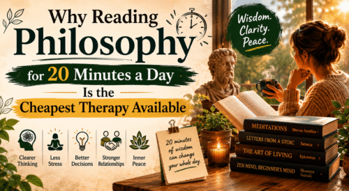 You are currently viewing Why Reading Philosophy for 20 Minutes a Day Can Improve Mental Clarity and Emotional Well-Being