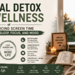 Digital Detox and Wellness: How Reducing Screen Time Improved My Sleep, Focus, and Mood