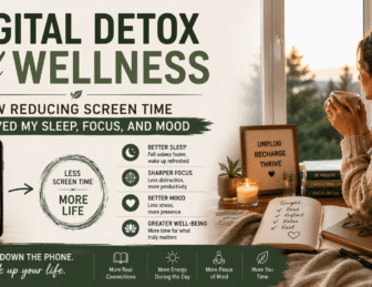 Digital Detox and Wellness: How Reducing Screen Time Improved My Sleep, Focus, and Mood