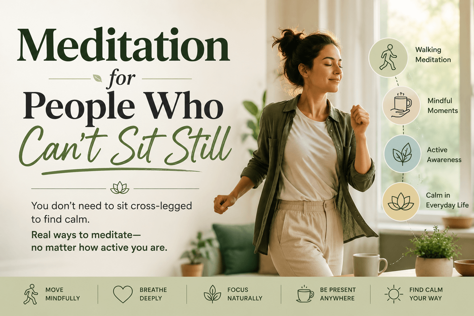 You are currently viewing Meditation for People Who Can’t Sit Still
