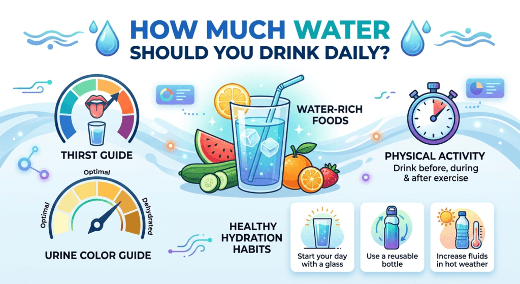 How much water should you drink daily